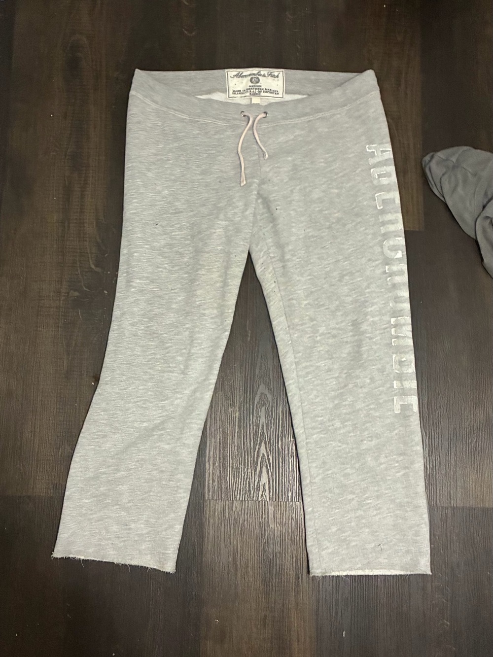 Abercrombie & Fitch Light Gray Girls' Capri Sweatpants